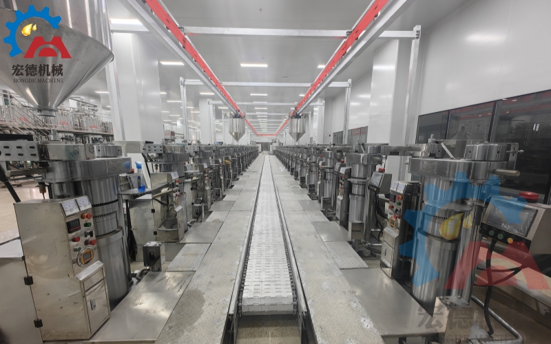 全自動(dòng)芝麻榨油生產(chǎn)線