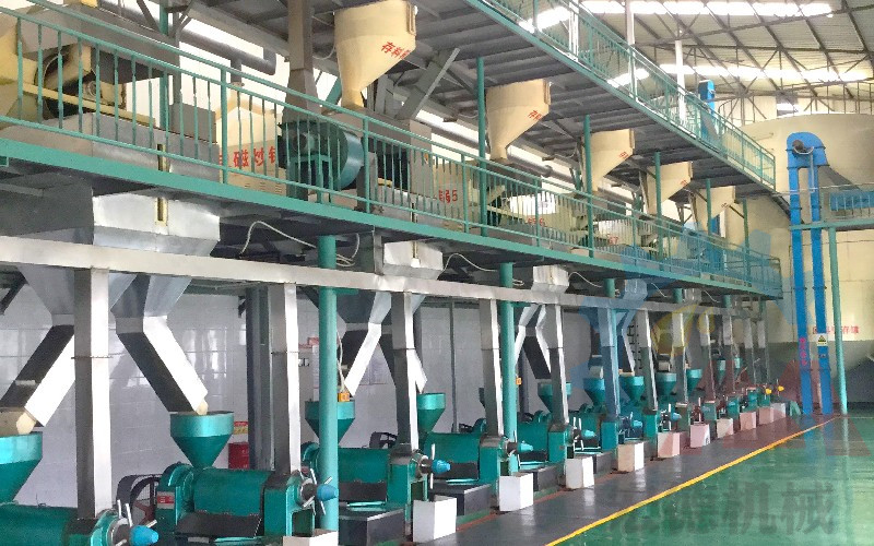 小榨濃香菜籽油生產(chǎn)線