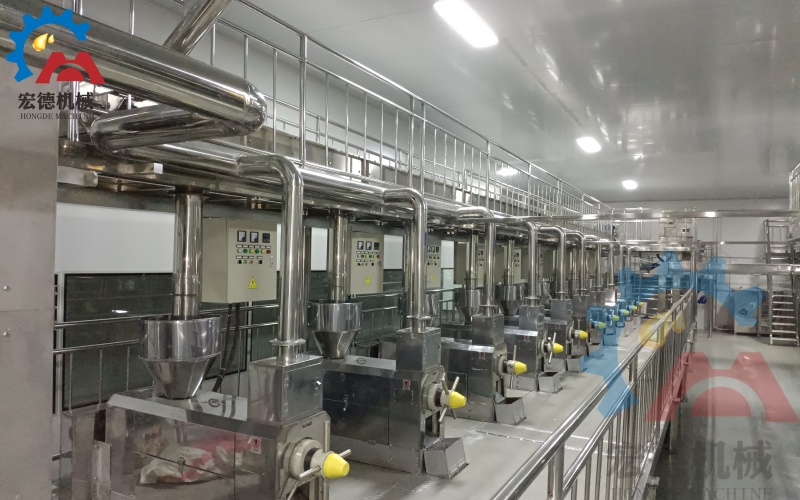 花生油濃香小榨生產(chǎn)線